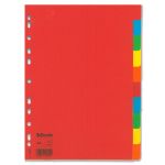 10 Tab Bright Colour Dividers