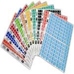 C Ezi Mini Numerical Labels &ndash; Set of 0-9