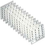 Rotary Alphabetic Black on White Labels &ndash; Set A-Z