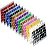 Rotary Alphabetic Colour Labels &ndash; Set of A-Z